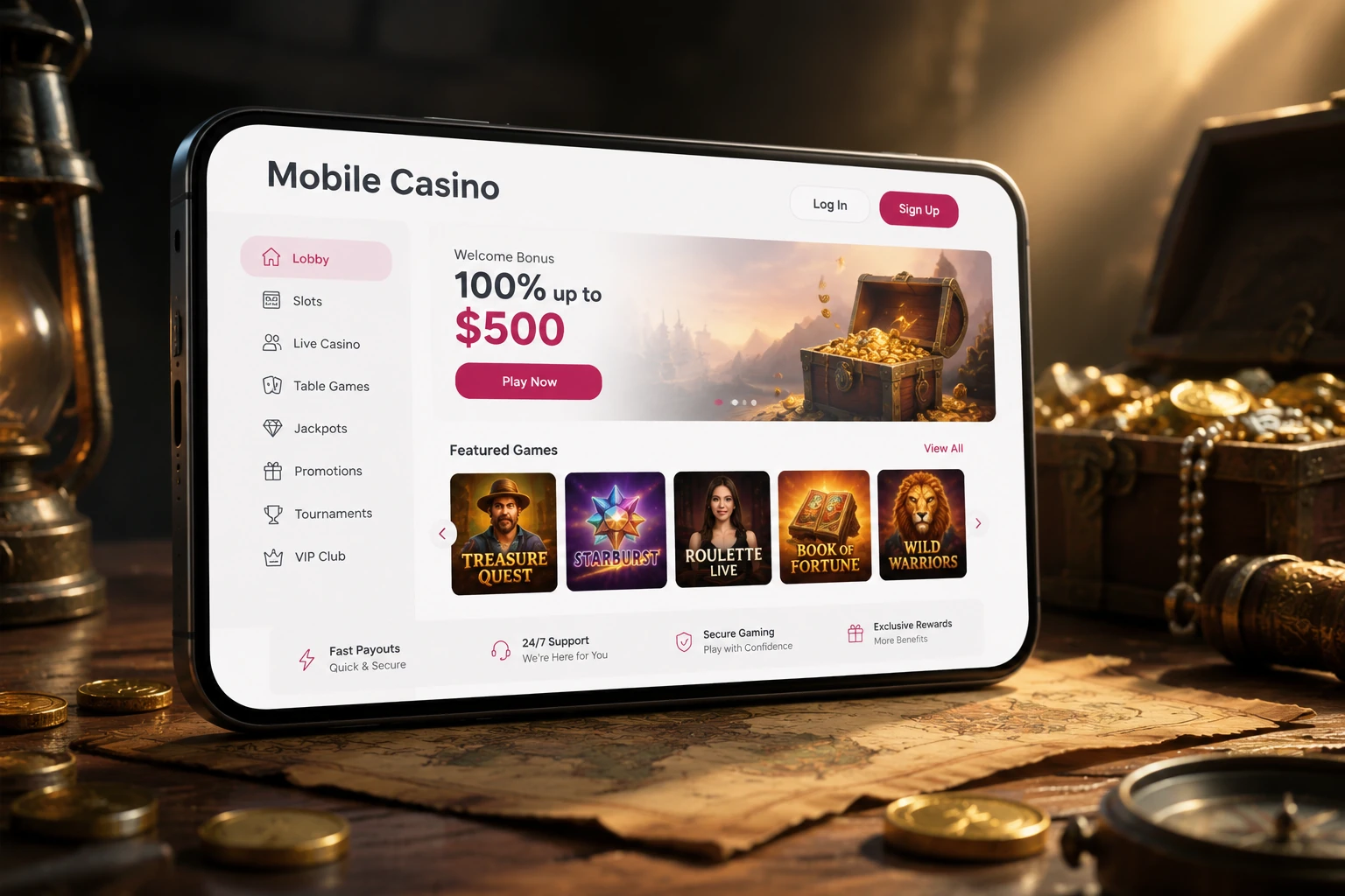 Casino Features Available on Mobile